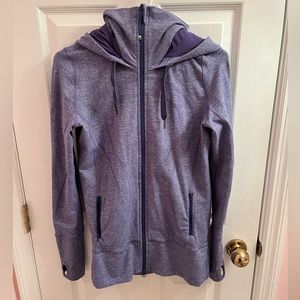 Lululemon In stride jacket with hood, size 6